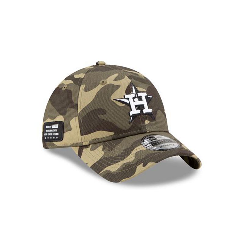 MLB Houston Astros Armed Forces Weekend 9Twenty Adjustable (YRB2356) - Green New Era Caps